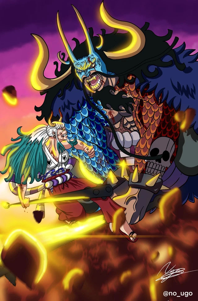 One Piece Bàn luận về cặp sừng của cha con Tứ Hoàng Kaido và Yamato_4