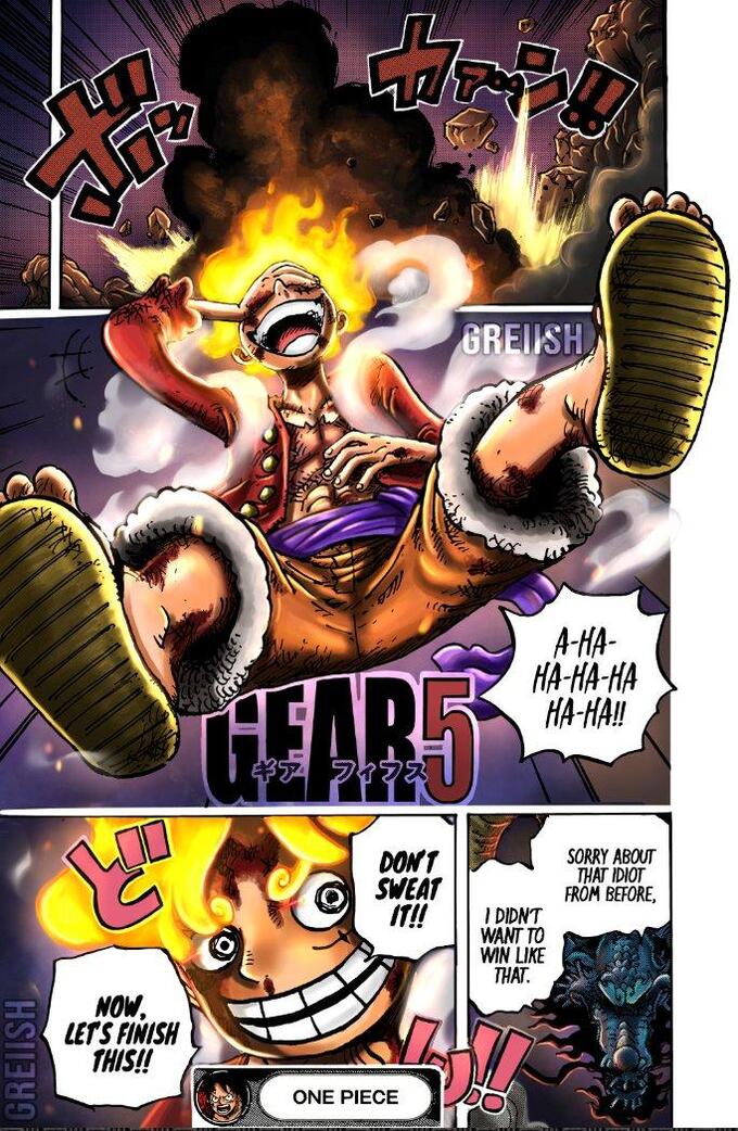 Ảnh One Piece Luffy Gear 5 Nika mới nhất chất lượng HD - Xê Dịch 5 Châu