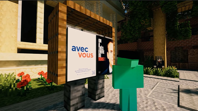 Tổng thống Pháp 'mượn' Minecraft vận động tranh cử - 'dân tình' nhiệt liệt ủng hộ_2