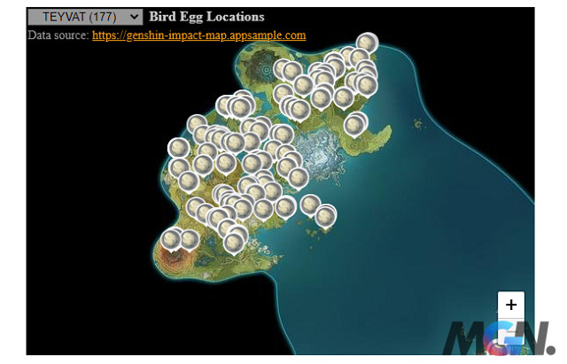 Genshin Impact Top 5 địa điểm hàng đầu để tìm kiếm Trứng Chim _2
