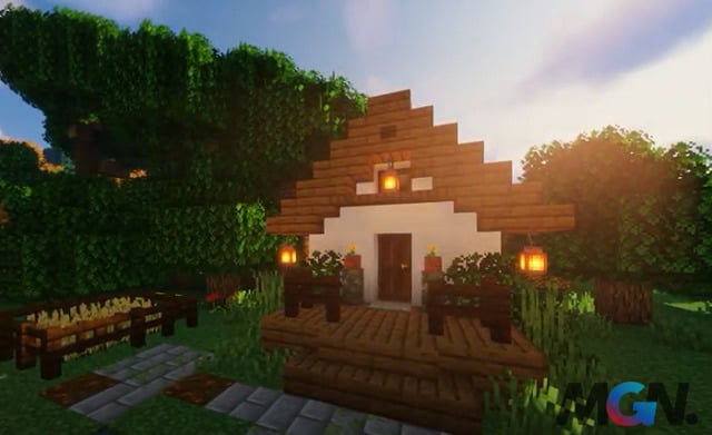 Minecraft Top 10 bản thiết kế nhà kiểu nông thôn-7
