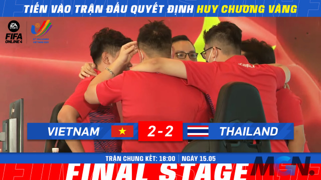 Tuy nhiên người Thái đã vùng lên và dẫn ngược lại 2-1, phải nhờ đến sự xuất sắc của Huy Hải, trận đấu mới quay trở về thế cân bằng