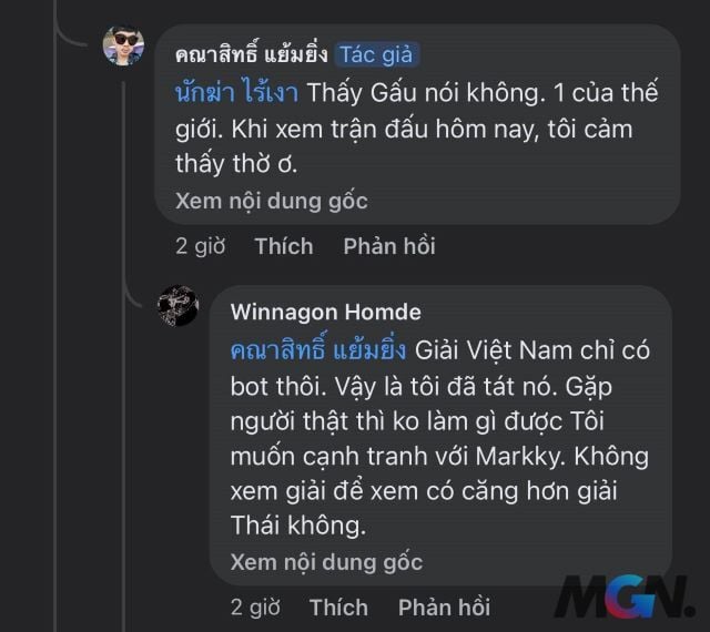 Nhiều game thủ Thái Lan còn tranh thủ cà khịa server Việt