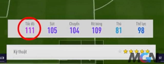 Đây cũng là mùa giải mà chỉ số kỹ thuật của Bale được đánh giá đến 5 sao cùng tốc độ cao chưa từng có lên đến 111