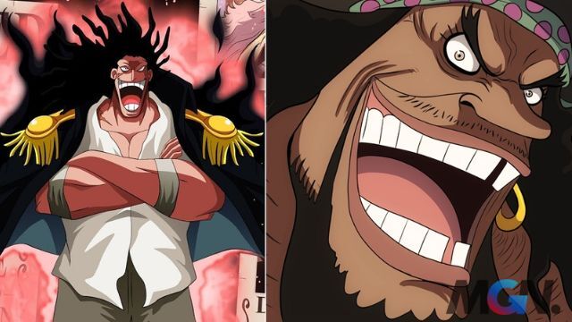 Râu Đen và thần tượng Rocks của hắn trong One Piece
