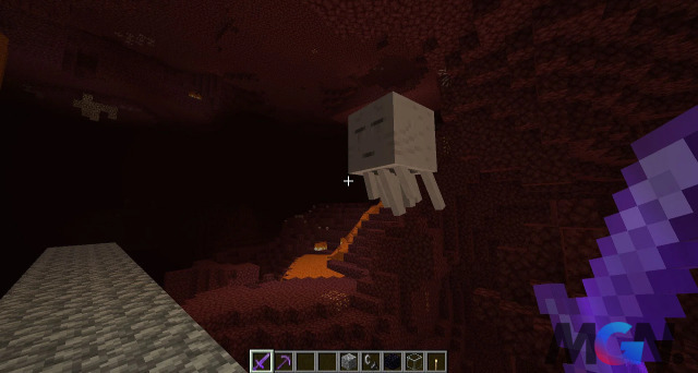 Mob Ghast trong Minecraft