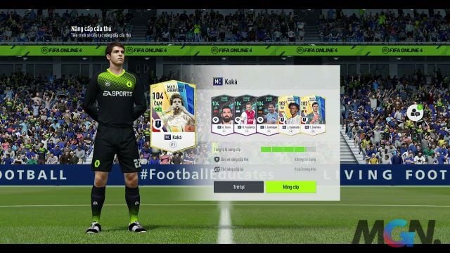 Nâng cấp cầu thủ FIFA Online 4