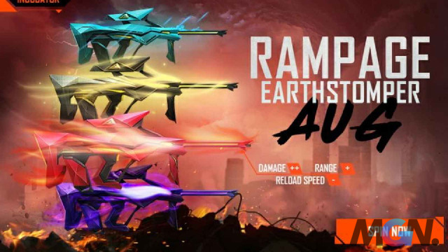 Rampage Earthstomper AUG trong Free Fire