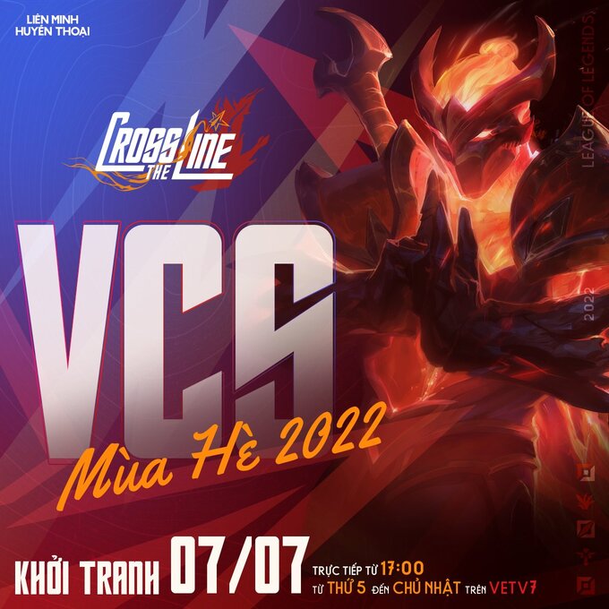 VCS Mùa Hè 2022 sẽ bắt đầu vào 7/7/2022