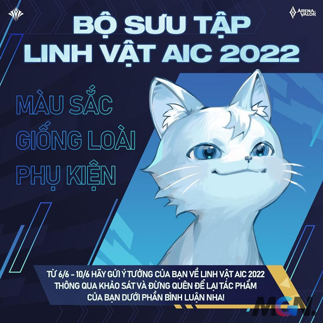 Mèo được chọn làm linh vật cho AIC 2022
