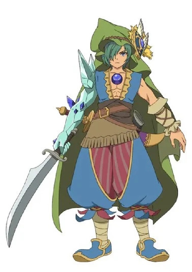 Nhân vật Ruri/Elazul của Legend Of Mana