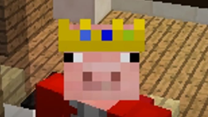 Technoblade - một youtuber nổi tiếng với tựa game Minecraft