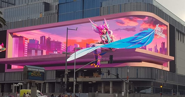 Teaser 3D Vệ Binh Tinh Tú được Riot quảng bá tại Los Angeles (Anime Expo 2022)