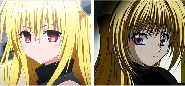 Hai nhân vật Yami & Eve của To Love-Ru & Black Cat