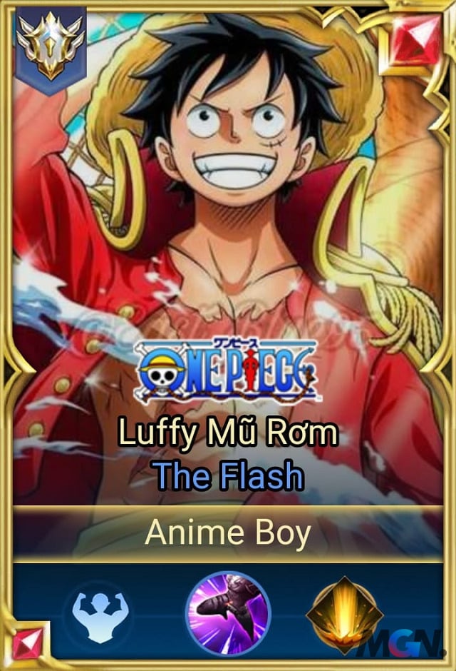 Luffy Mũ Rơm với The Flash