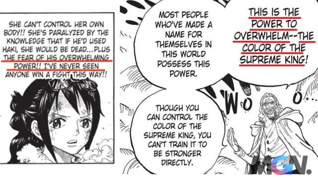 Như những gì được mô tả trong One Piece, thì những gì Zoro thể hiện có thể chính là haki bá vương