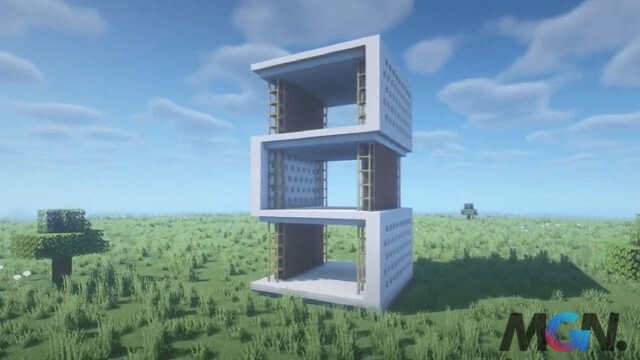Minecraft Xây dựng khung và nền nhà  