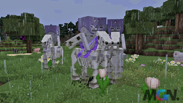 Skeleton Horsemen trong Minecraft