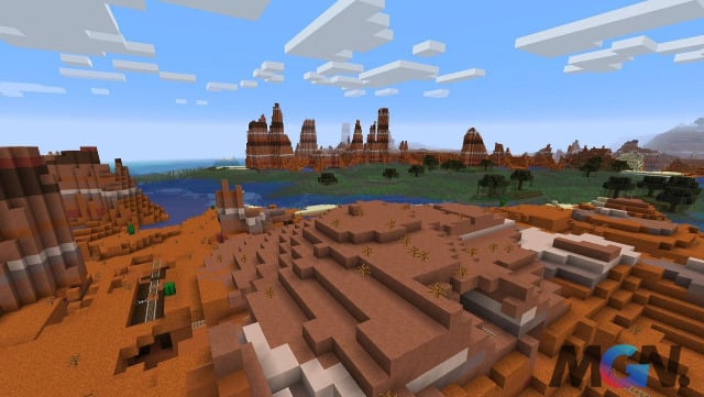 Vùng đất xói mòn trong Minecraft