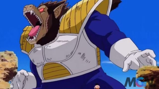 Vegeta hoàn toàn làm chủ trạng thái khỉ khổng lồ trong Dragon Ball Z