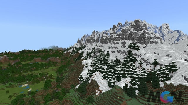 Mountain Groves có nhiều gỗ để các game thủ Minecraft tận dụng