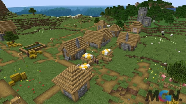 Plains là biome gần như lý tưởng để sinh tồn trong Minecraft