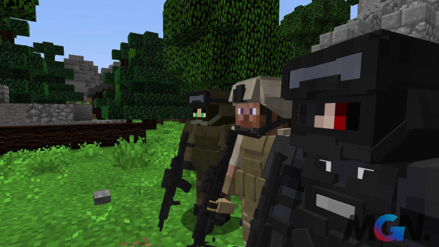 Mod Vic's Modern Warfare trong Minecraft