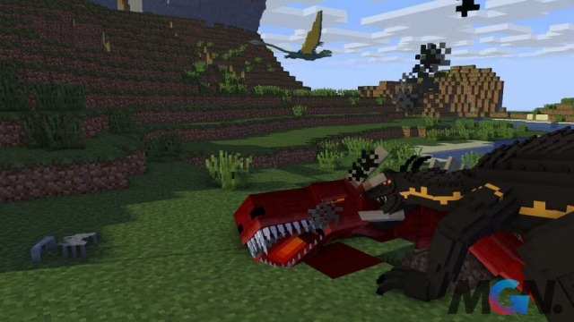 Mod World of Dragons trong Minecraft