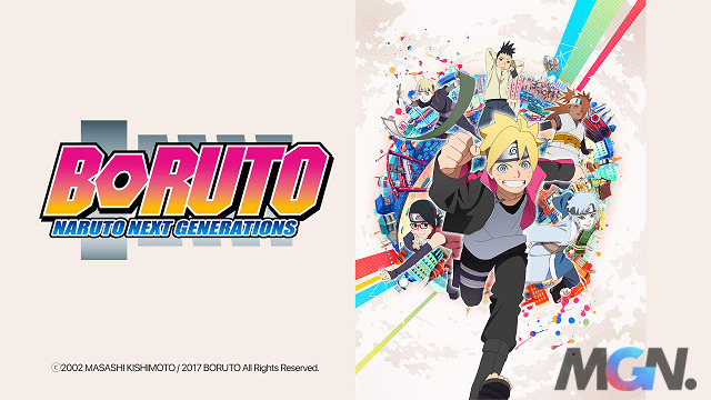 Boruto là bộ truyện tiếp nối huyền thoại Naruto xoay quanh nhân vật Boruto (Con trai Naruto và Hinata) và làng Lá.