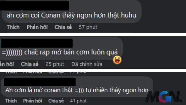 Vô số fan Việt mong muốn được đem cơm theo ăn khi xem phần phim thứ 25 của Conan
