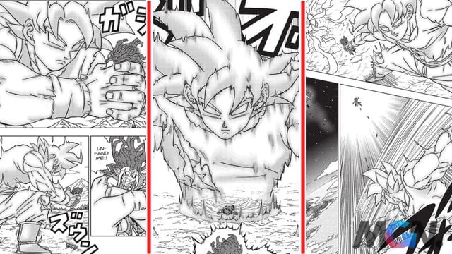 Cuối cùng Goku dùng năng lượng để biến một bản sao khổng lồ không khác gì Susanoo trong Naruto