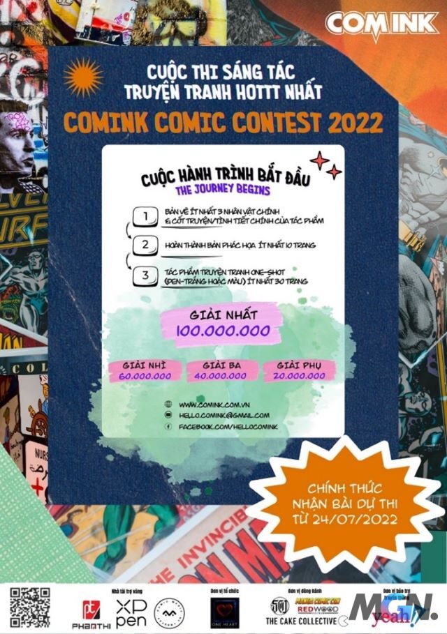 Cuộc thi COMINK Comic Contest 2022 hứa hẹn sẽ là một đấu trường sôi động nhất năm 2022 này