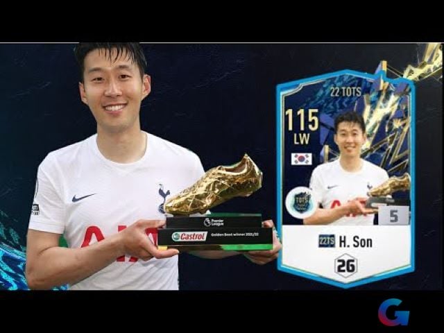 FIFA Online 4 tiền đạo Ngoại Hạng Anh Son Heung-min 22TS