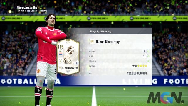 Tiền đạo FIFA Online 4 Van Nistelrooy ICON 