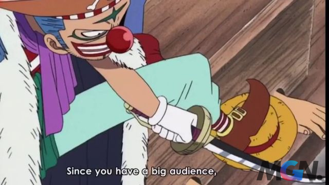 Ở những tập đầu của One Piece, Buggy đã xém xử tử được nhân vật chính là Luffy