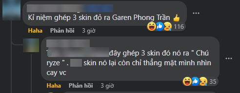 Ghép 3 skin đỏ ra Garen Phong Trần