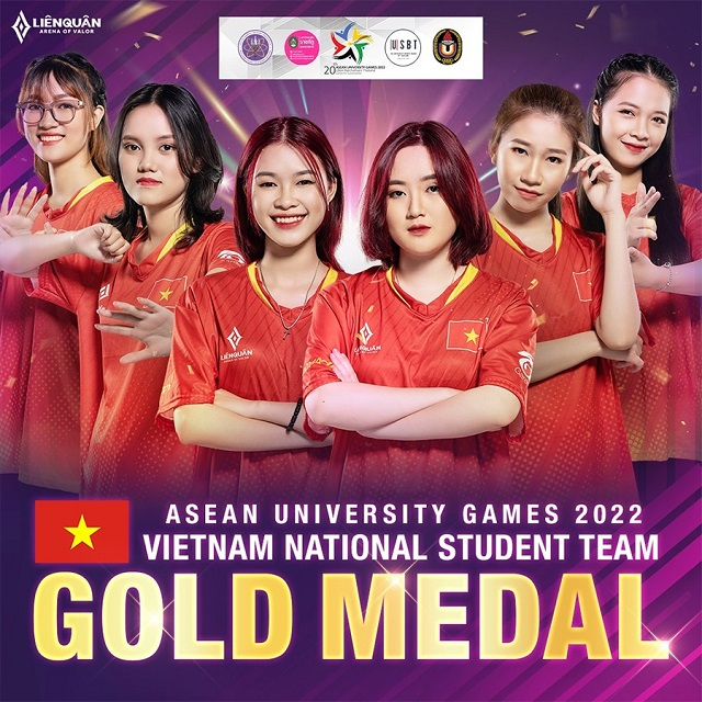 Các cô gái Việt Nam đã xuất sắc giành được HCV 