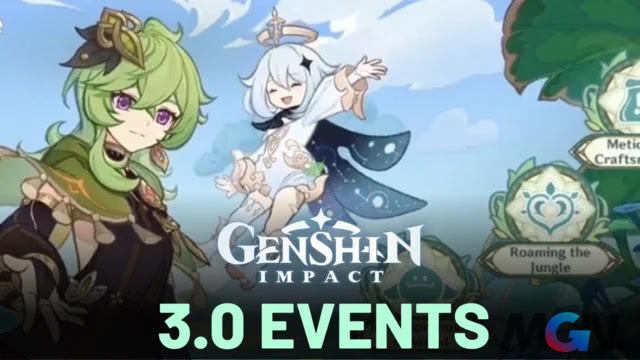 Genshin Impact 3.0 sẽ có nhiều sự kiện hấp dẫn