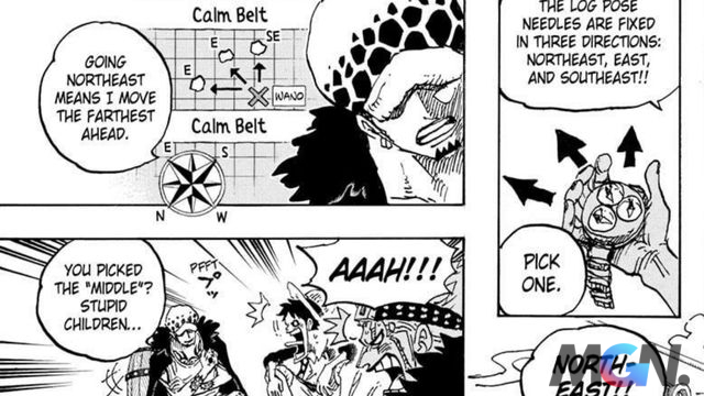 One Piece chap 1057 đã tiết lộ hướng đi trong tương lai của Luff, Law và Kid