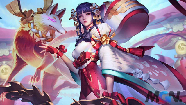 Long arm span, high damage, slow / stun, ... are the plus points of this beautiful female ADC.
