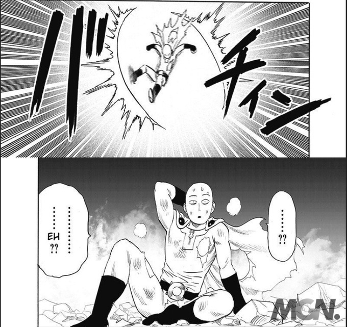 Do Saitama quá khứ và tương lai nhập lại làm một, cho nên tạo ra một nghịch lý trong thế giới One Punch Man