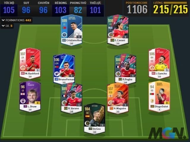 FIFA Online 4: Build team color MU tối ưu nhất, lấy lại danh dự cho Quỷ Đỏ 'trong game' Fo4
