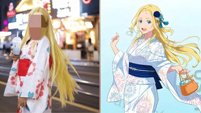 Đam mê Anime, cô gái mặc Kimono cosplay bất ngờ bị cảnh sát Trung Quốc bắt giữ 1