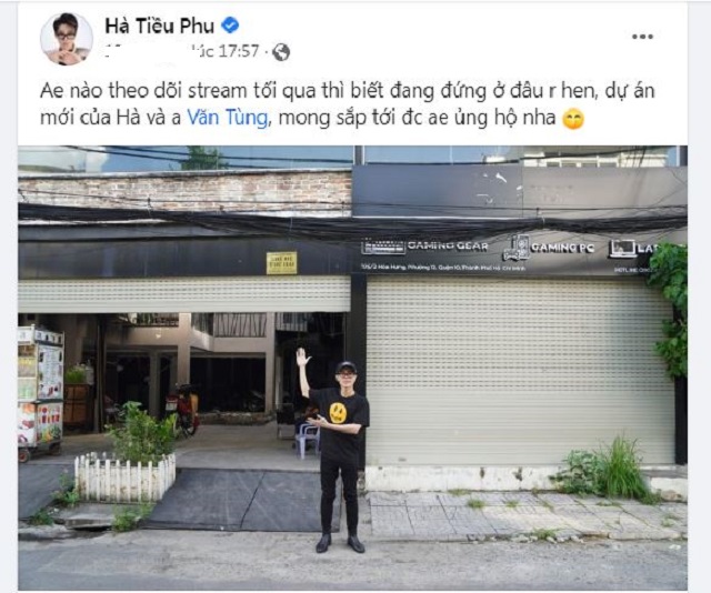 BLV Văn Tùng và Hà Tiều Phu song kiếm hợp bích mở đại bản doanh ở SBTC cũ  