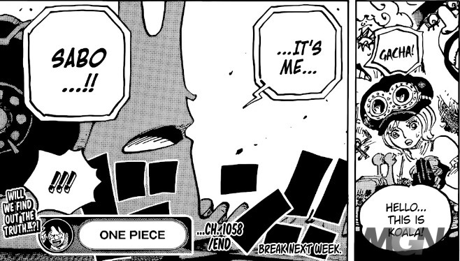 One Piece chap 1058 đã làm một trong những nhân vật được yêu thích nhất truyện là Sabo trở lại
