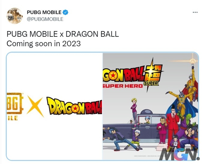 Dragon Ball x PUBG mobile được dự kiến ​​là sẽ xuất hiện tại năm 203