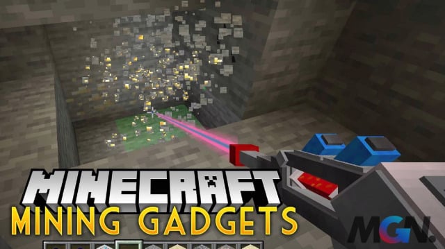 Bản mod Mining Gadgets trong Minecraft