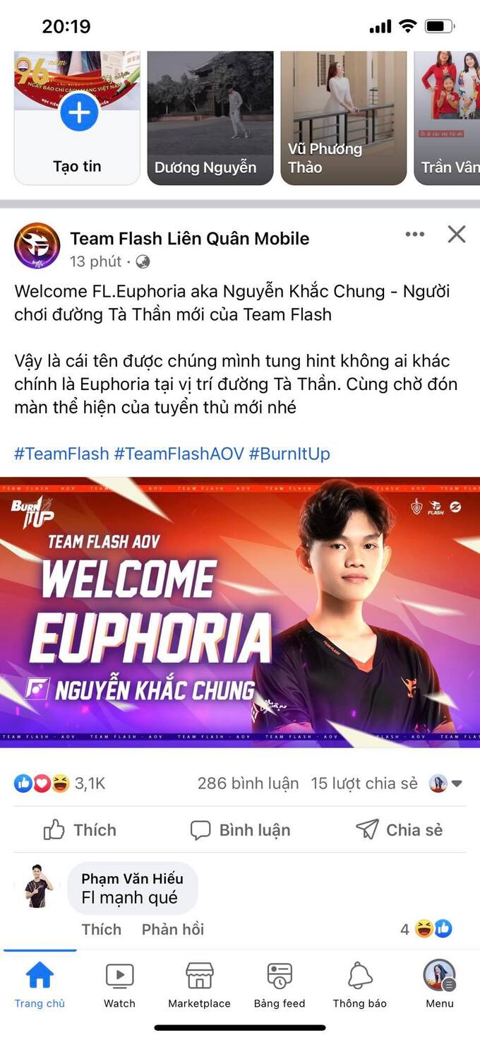Team Flash chiêu mộ Euphoria: Đồng đội cũ của Yiwei, bị BLV Tùng Họa Mi “răn đe” 2