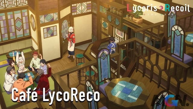 LycoReco Café đóng vai trò là một tiên cảnh quan trọng nhất loạt vì đây là hầu hết các công việc chính của nhân vật và tác động bên ngoài cuộc đấu súng