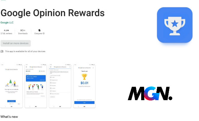 Google Opinion Rewards là địa điểm ưu thích để game thủ Free Fire nhận kim cương